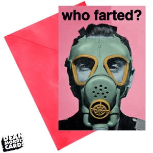 DPO54 Postcard - Who farted